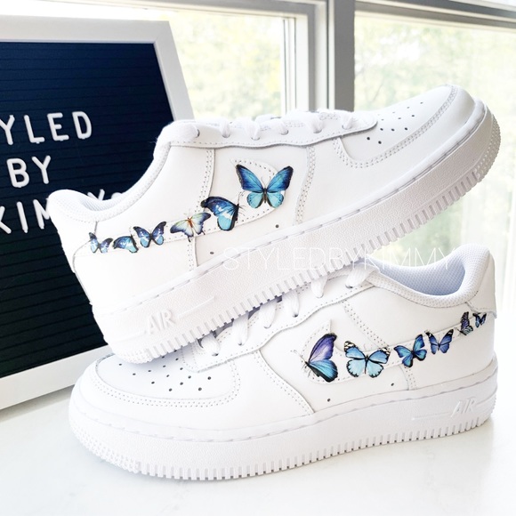CUSTOM NIKE AIR FORCE 1 Low Sneakers Shoes NWT - Picture 3 of 5